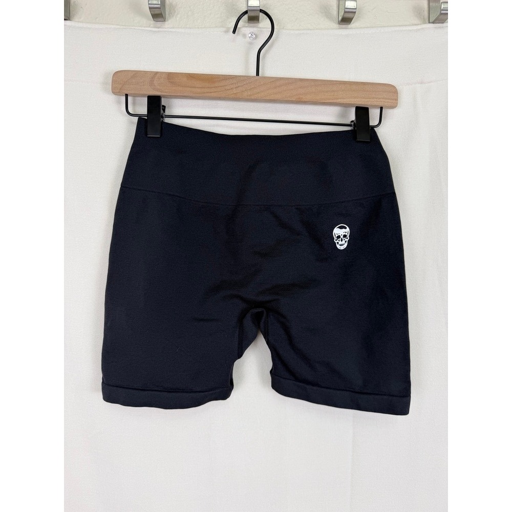 Gymreapers Seamless Biker Shorts - Medium Black Athleisure
